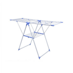 Foldable-Wing-Cloth-Drying-Rack—Blue