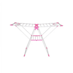Foldable-Wing-Cloth-Drying-Rack-Pink