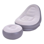 Inflatable Lounger with stool