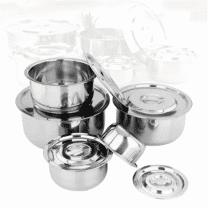 Myhome 5pcs Steel Cookware Set
